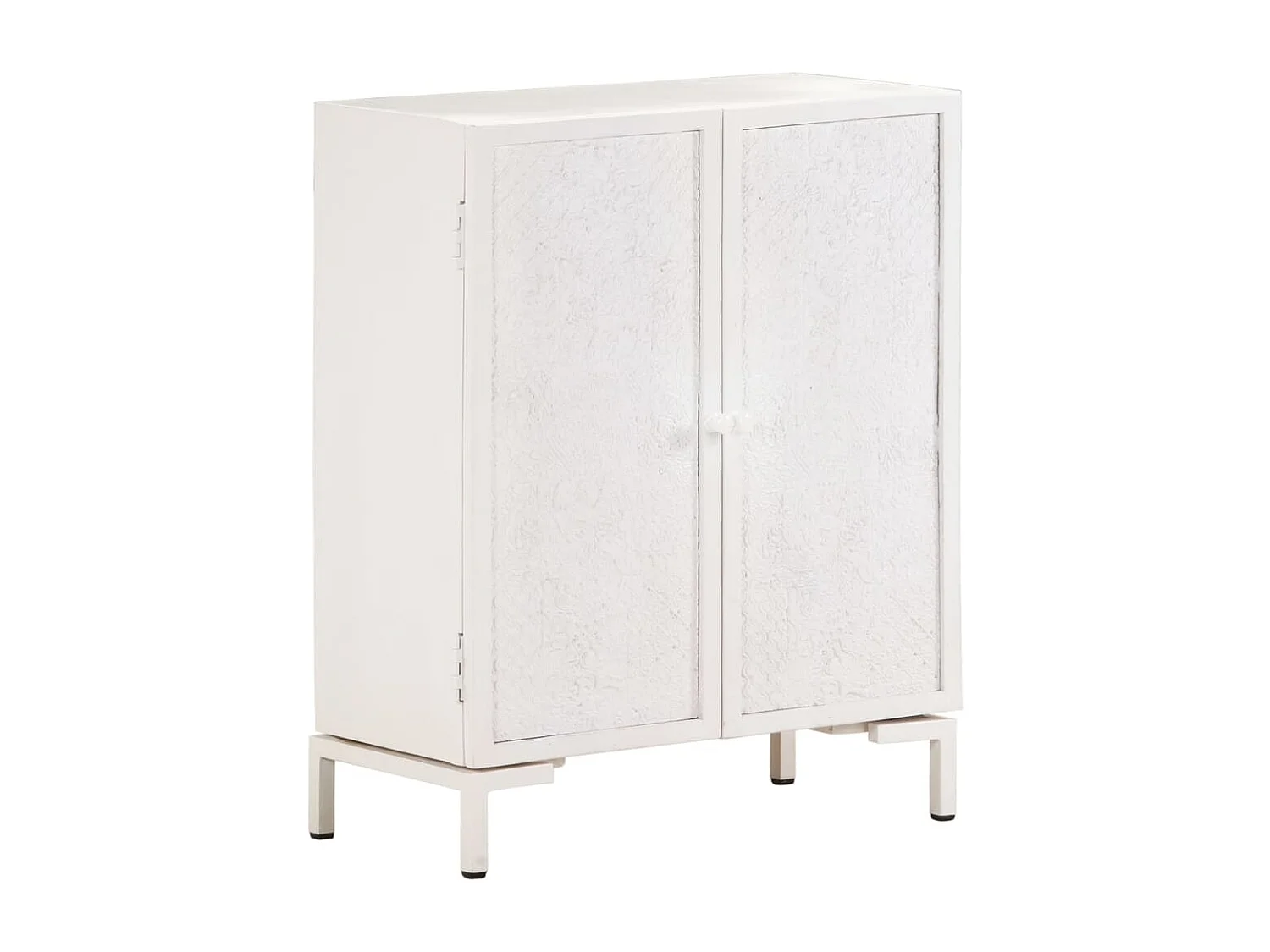 Credenza 60x30x76 cm in legno massello di mango