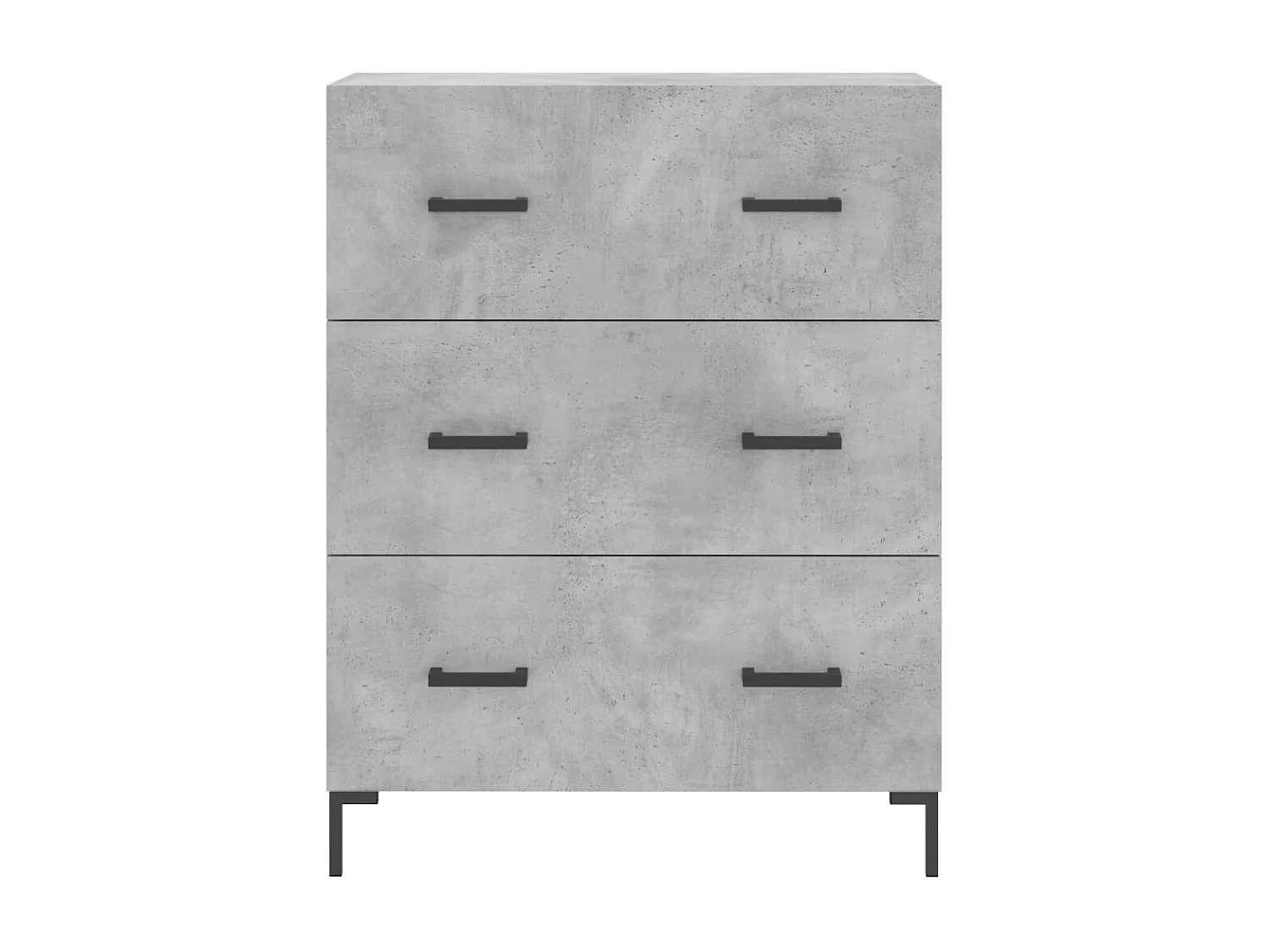 Hoge dressoir Betongrijs 69,5x34x180 cm Technisch hout