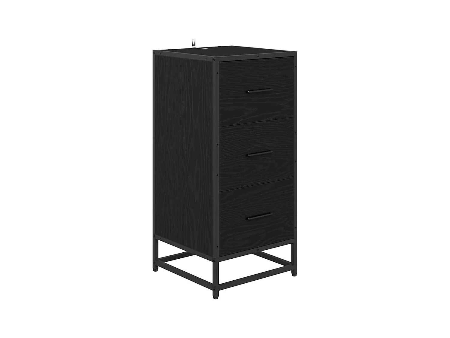 Buffet Chêne noir 35.5 x 35 x 76 cm Bois d'ingénierie