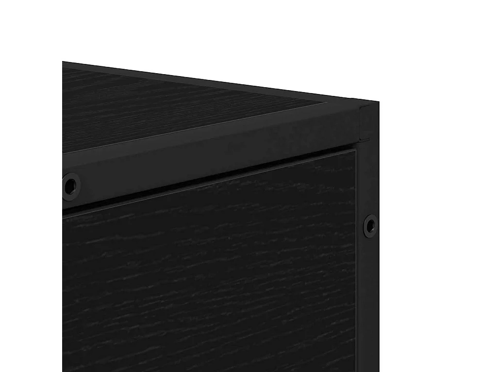 Buffet Chêne noir 35.5 x 35 x 76 cm Bois d'ingénierie