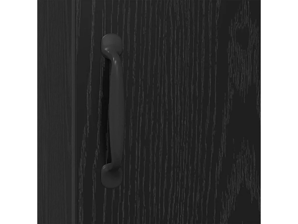 Buffet Chêne noir 34,5 x 34 x 90 cm Bois d'ingénierie