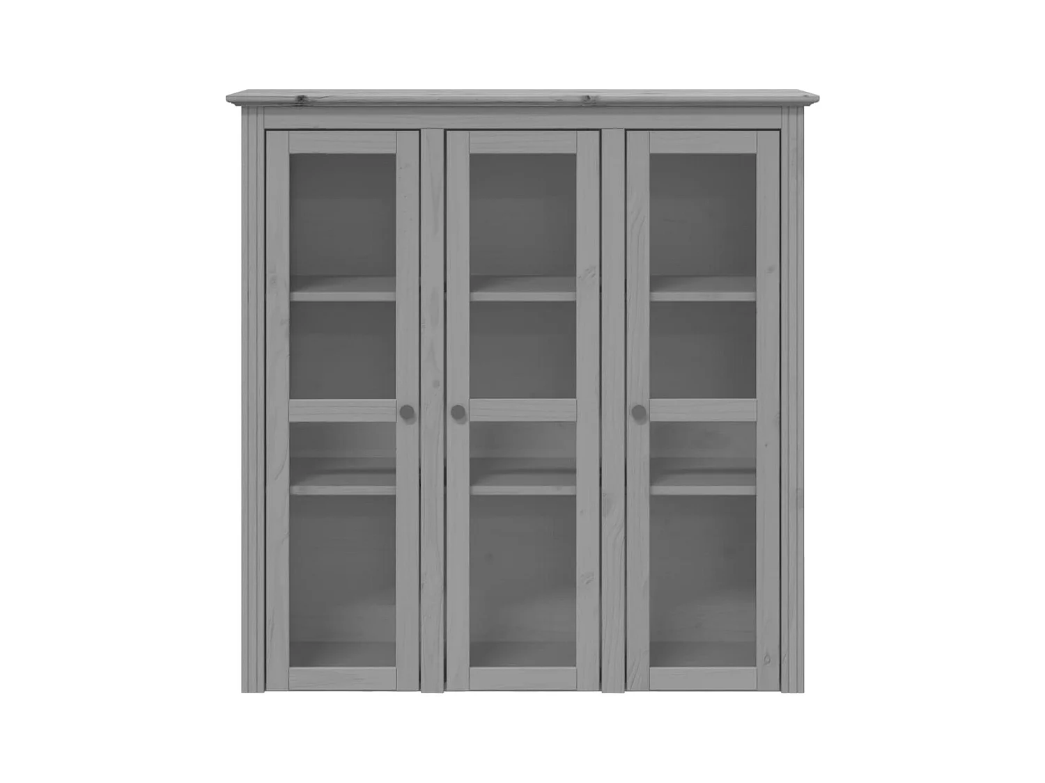 BODO grijs dressoir 115,5x43x200,5 cm massief grenenhout
