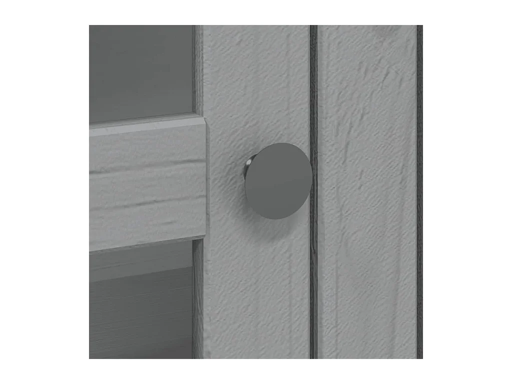 BODO grijs dressoir 115,5x43x200,5 cm massief grenenhout