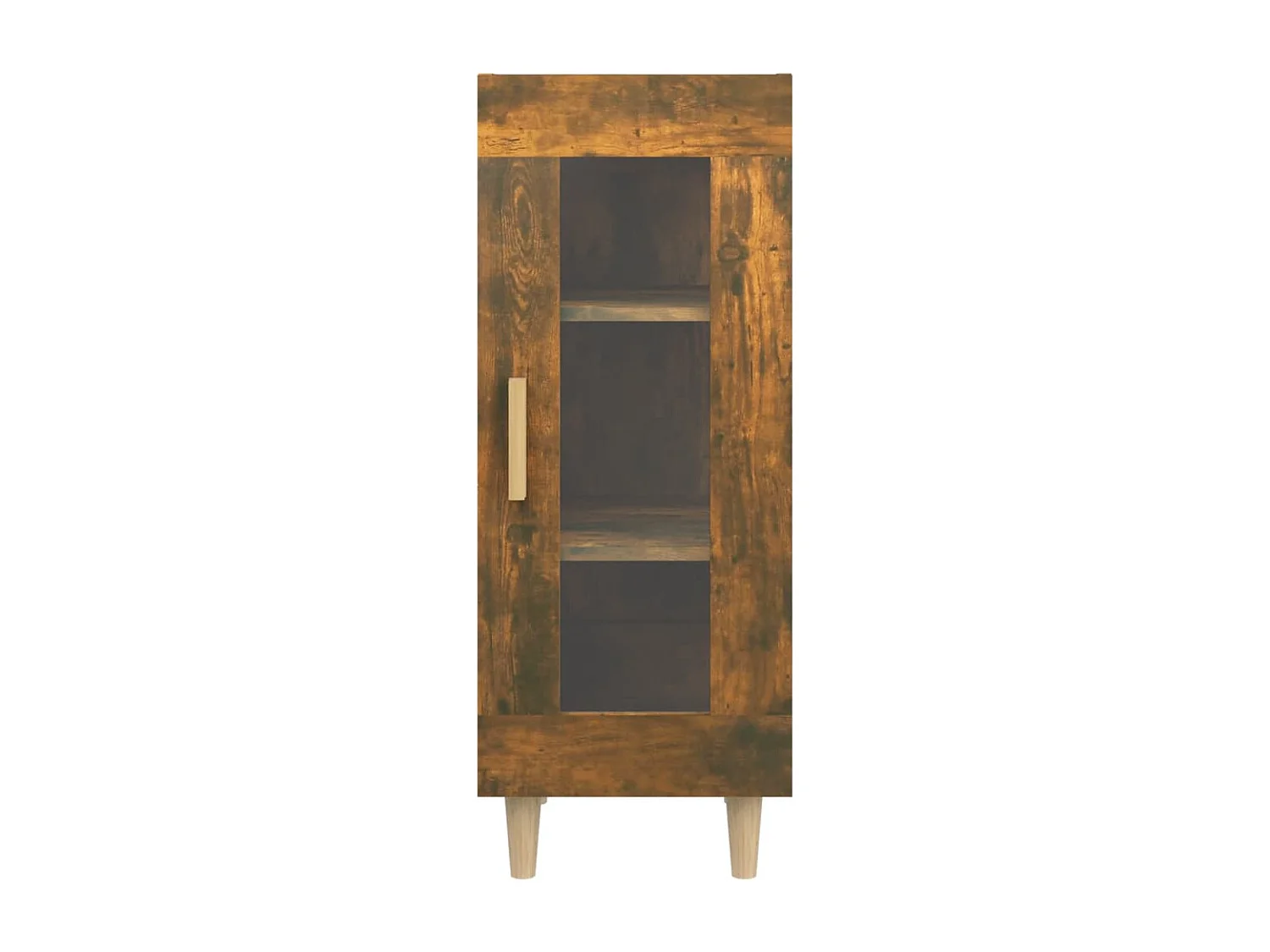 Buffet Chêne fumé 34,5x34x90 cm Bois d'ingénierie