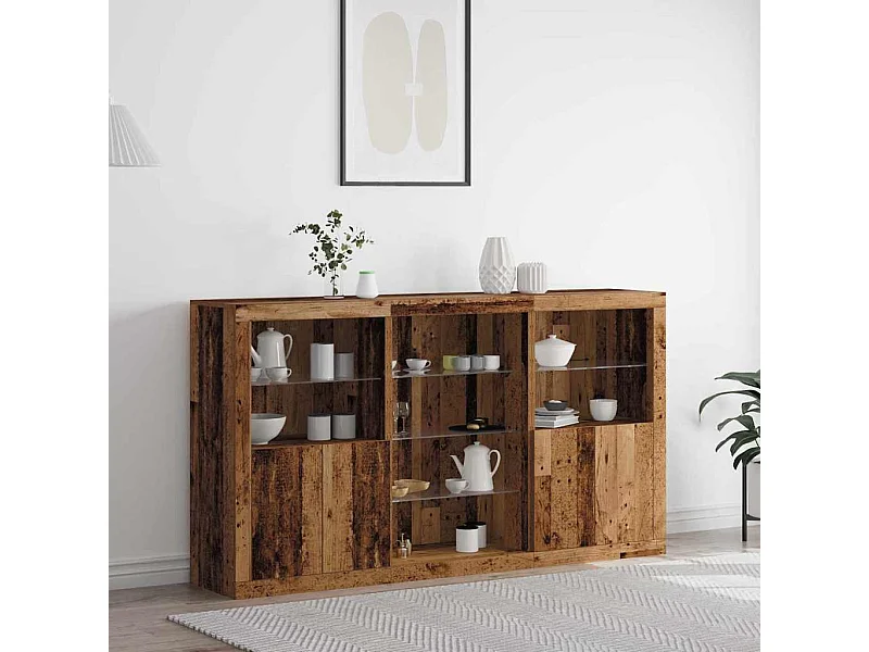 Antiek houten dressoir 181,5 x 37 x 100 cm Technisch hout
