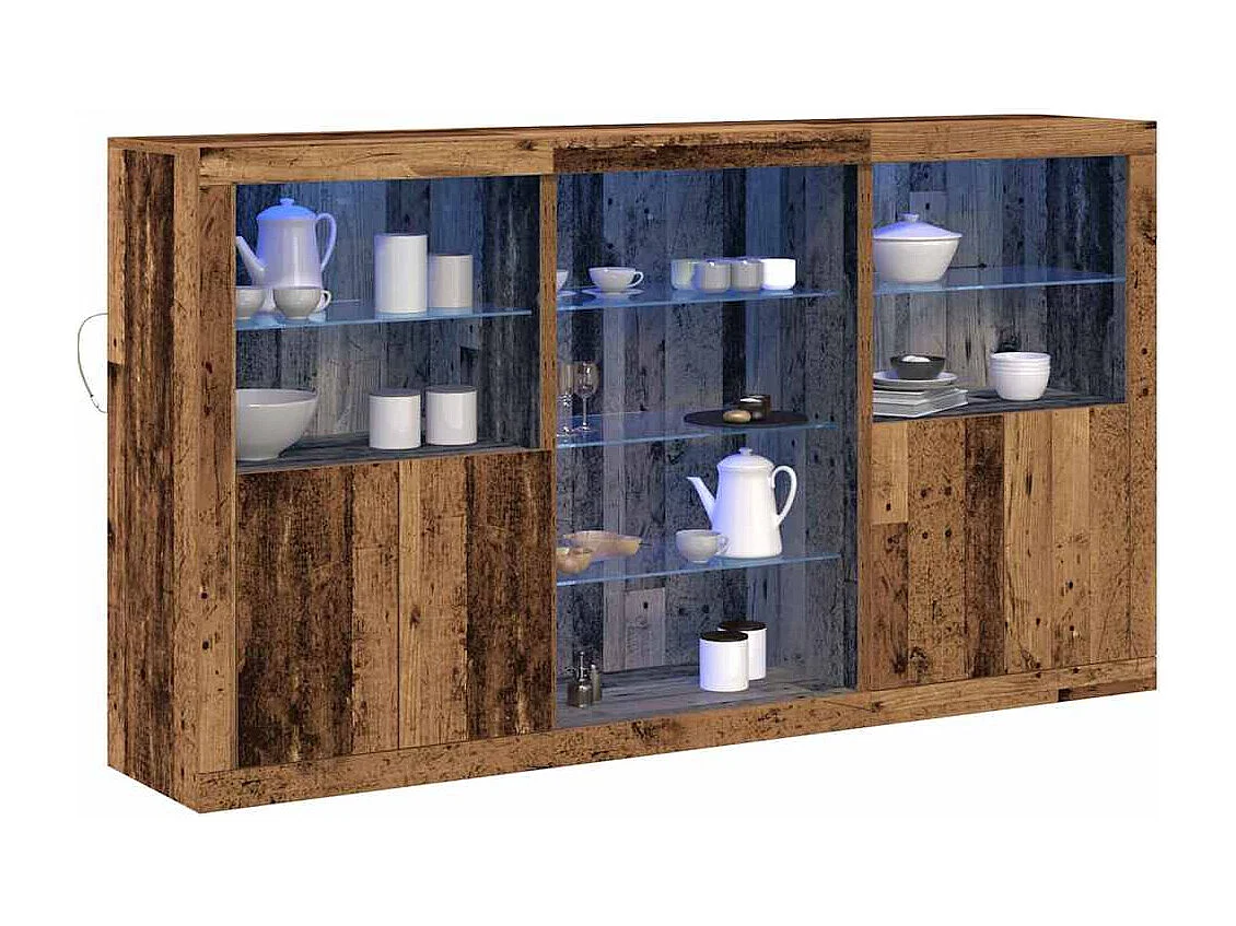 Buffet Bois ancien 181.5 x 37 x 100 cm Bois d'ingénierie