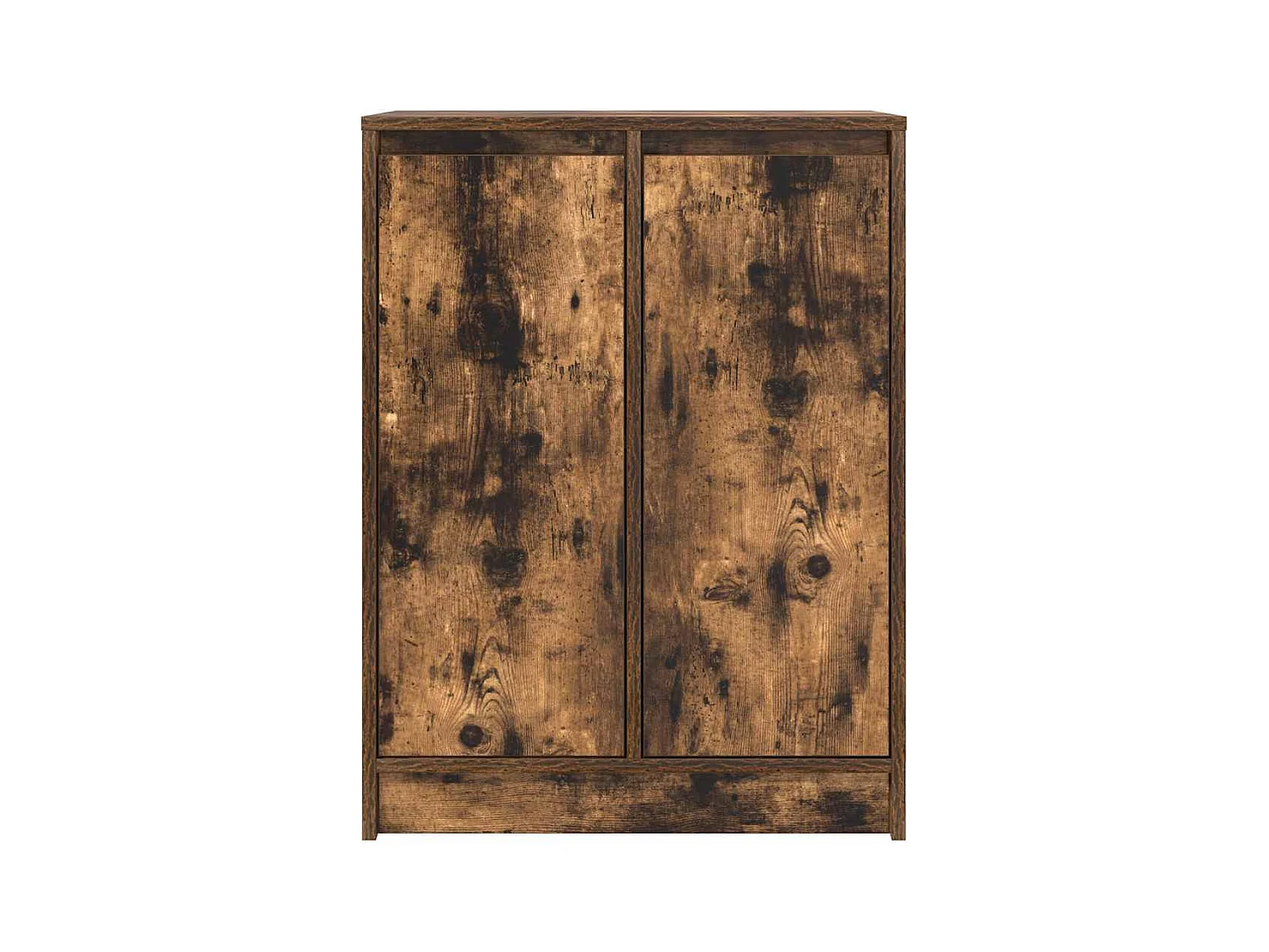 Buffet chêne fumé 57x34x76 cm bois d'ingénierie