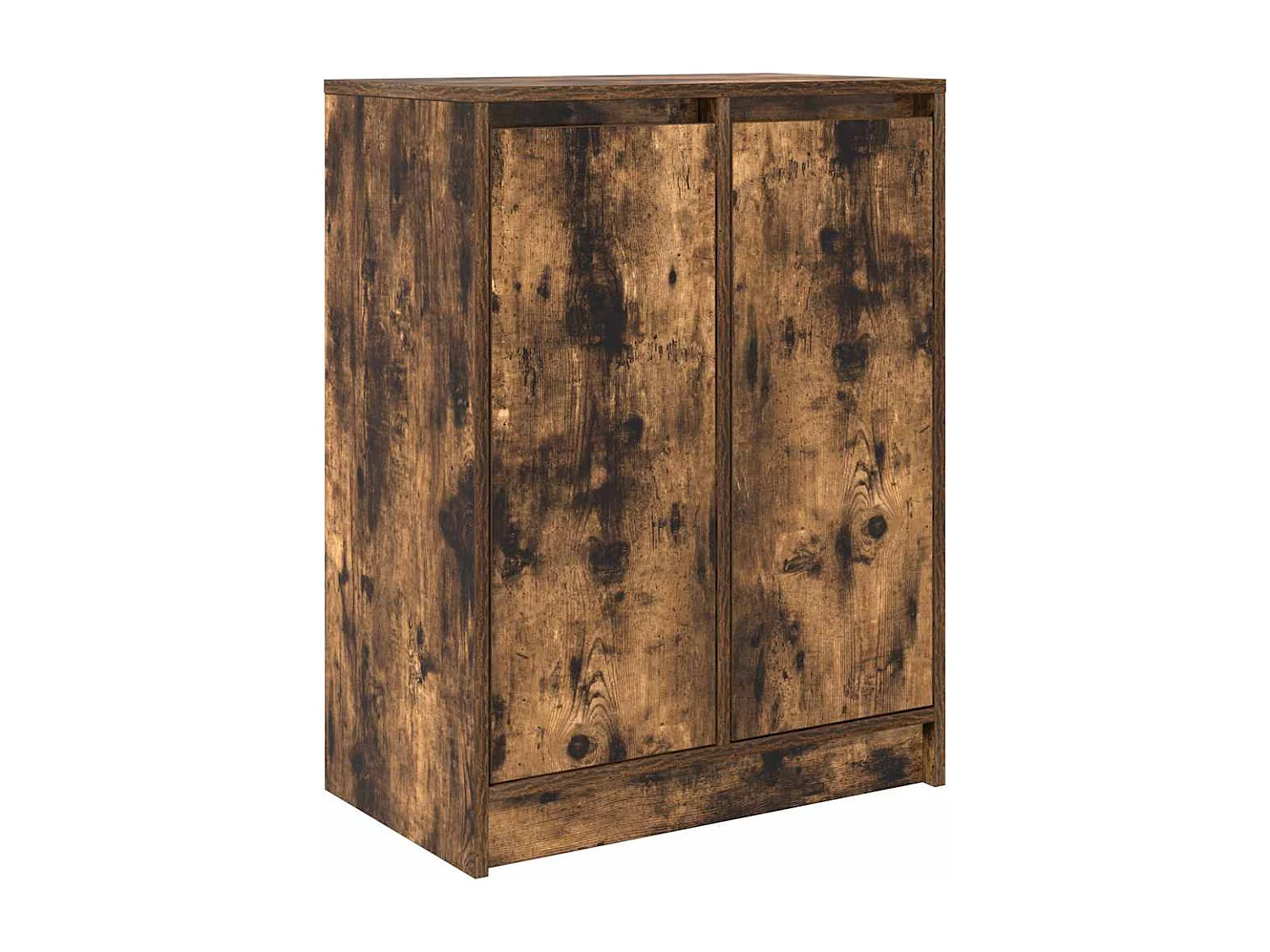 Sideboard aus geräucherter Eiche, 57 x 34 x 76 cm, Holzwerkstoff