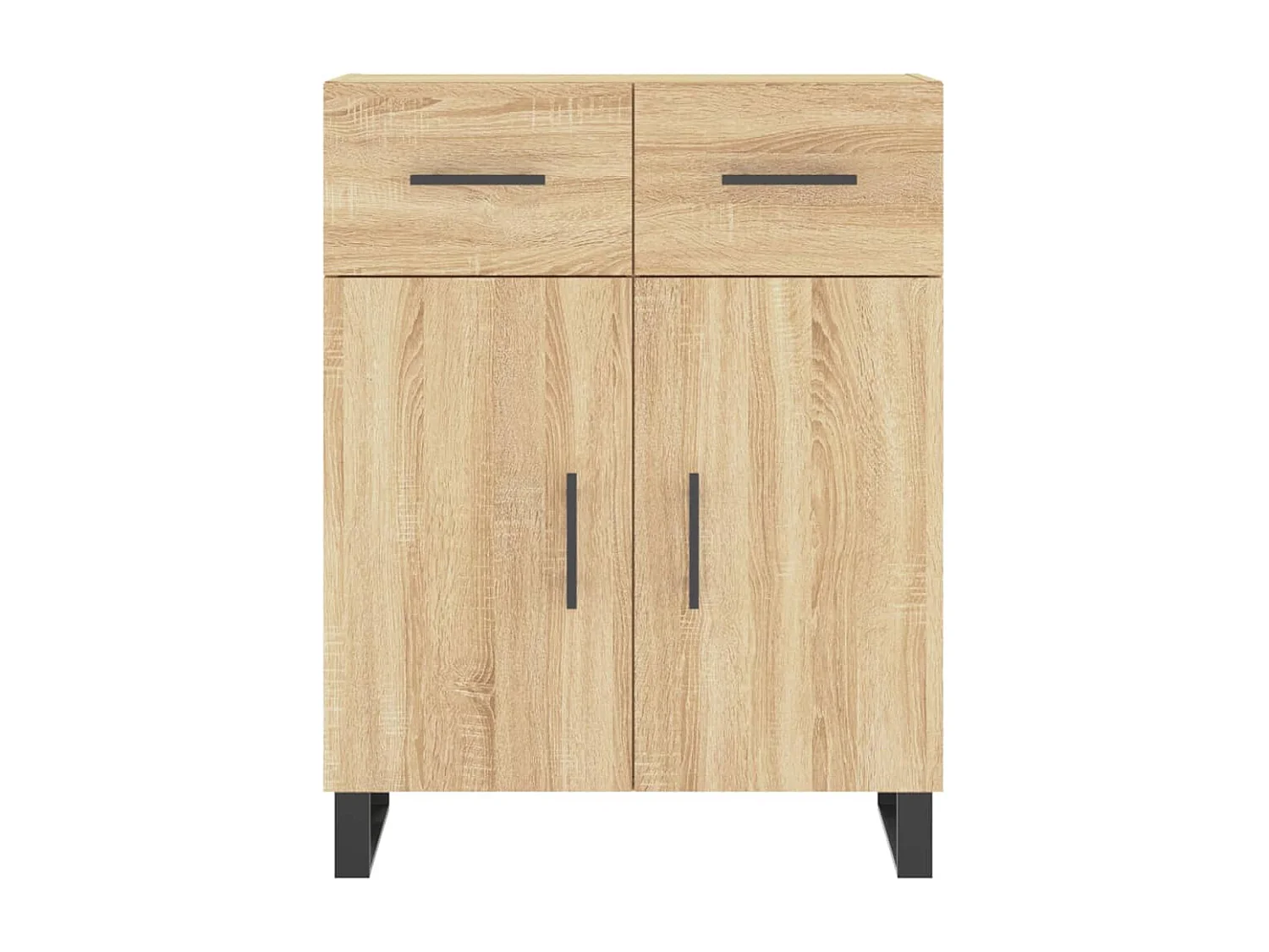 Buffet haut Chêne sonoma 69,5x34x180 cm Bois d'ingénierie