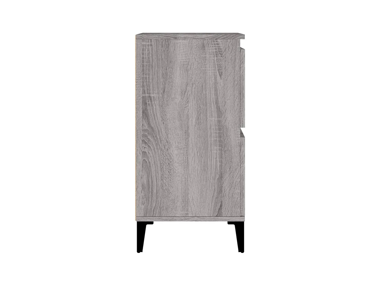 Credenze 2 pezzi grigio sonoma 60x35x70 cm in legno ingegnerizzato