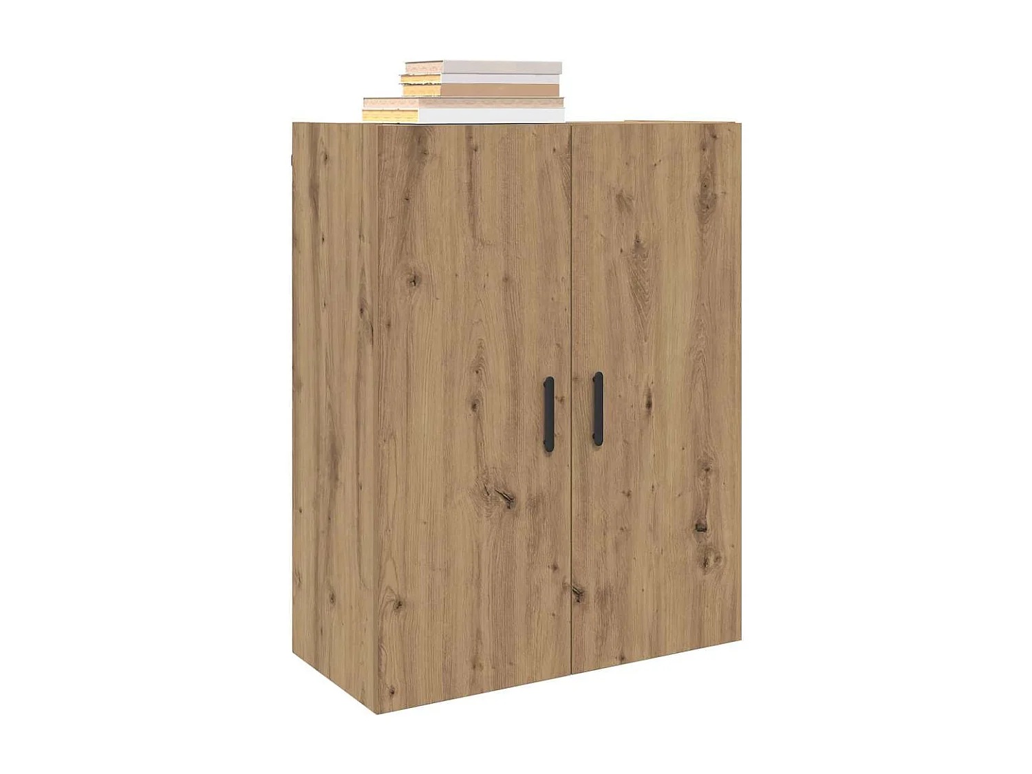 Meuble mural chêne artisanal 69,5 x 34 x 90 cm