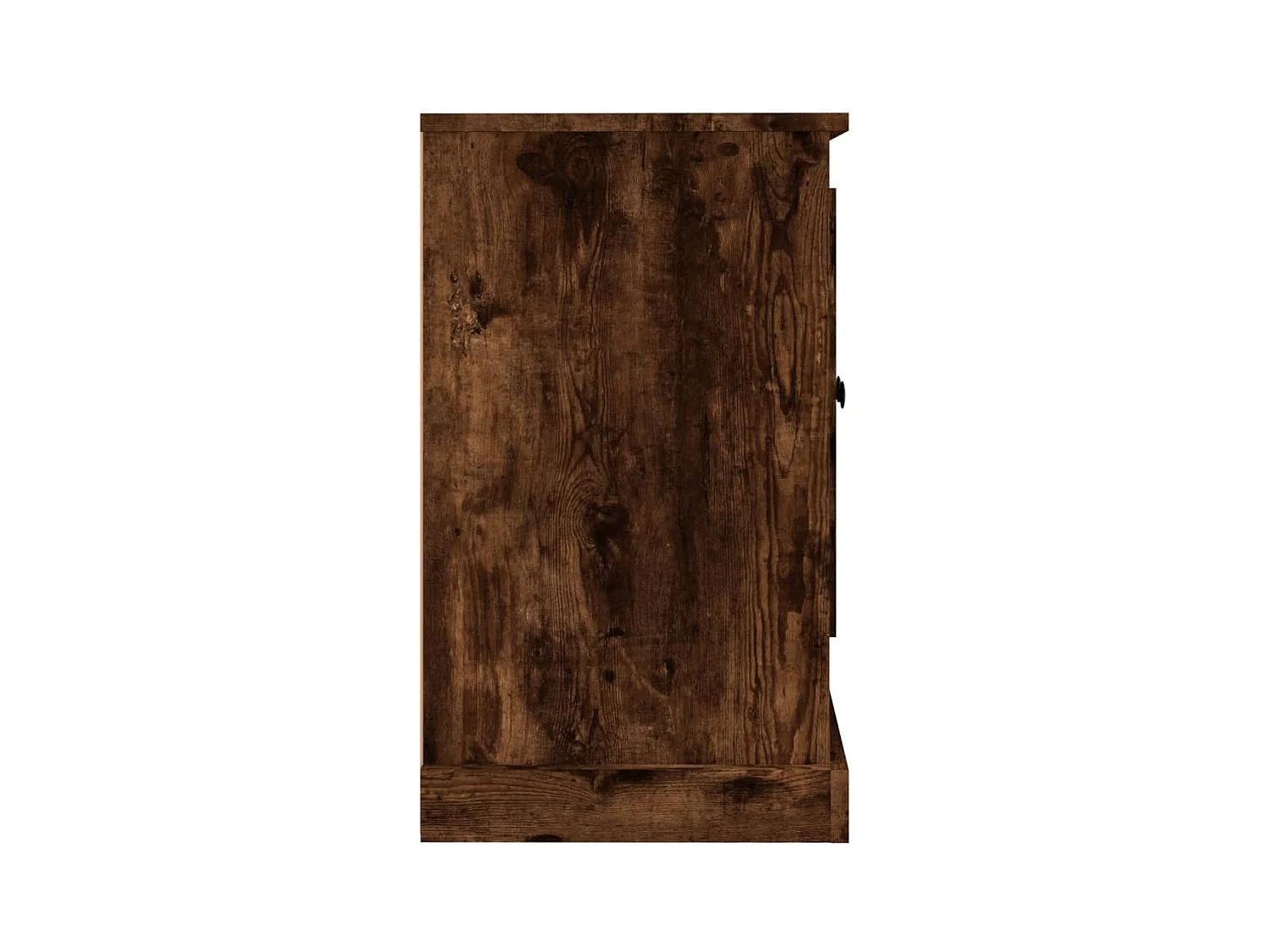Credenza in rovere affumicato 100x35,5x60 cm in legno ingegnerizzato