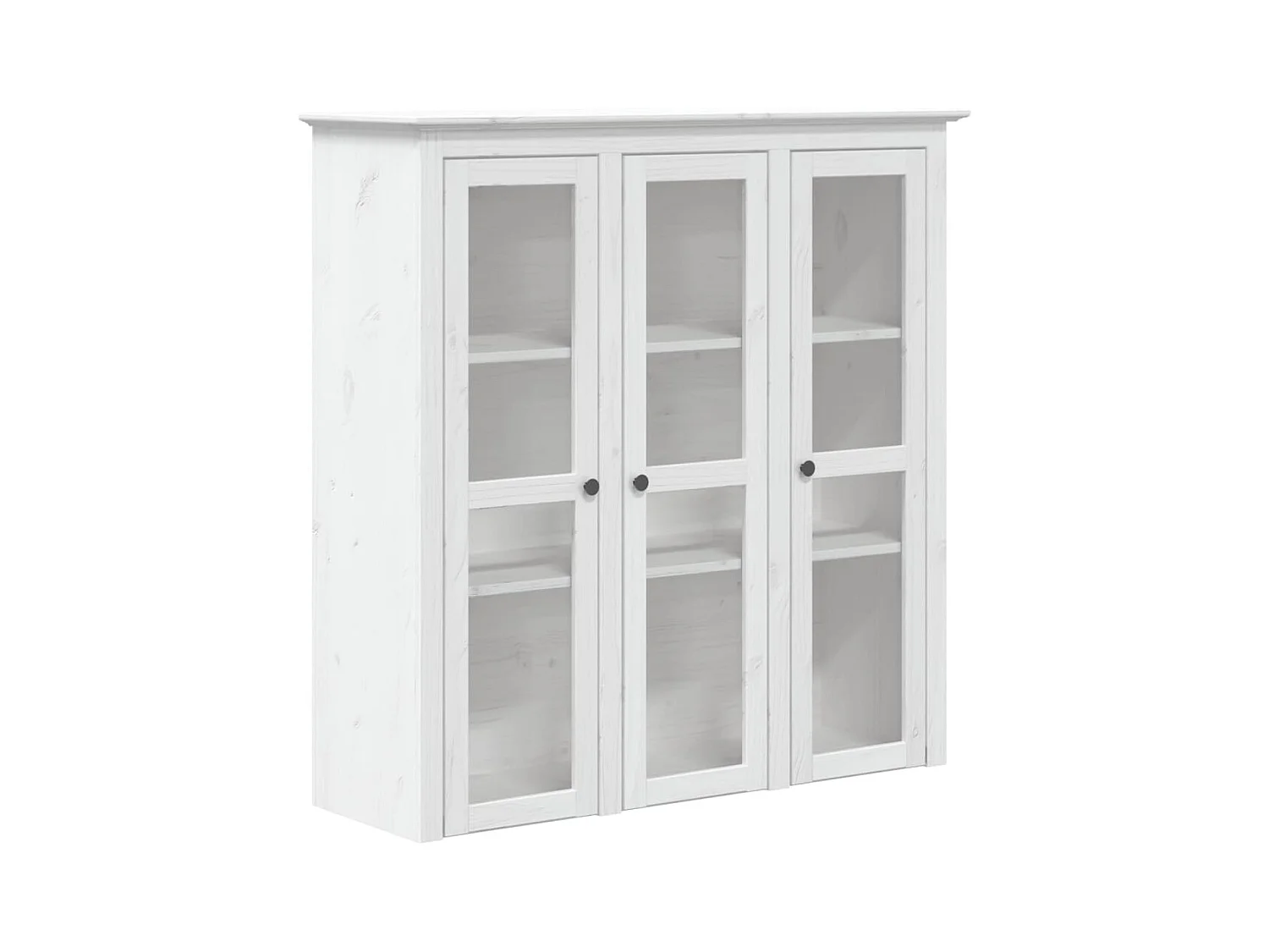 BODO wit dressoir 115,5x43x200,5 cm massief grenenhout
