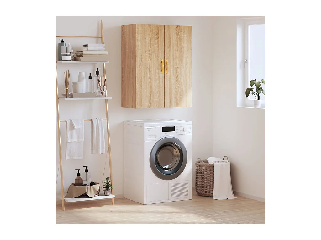 Armoire murale chêne sonoma 69,5x34x90 cm