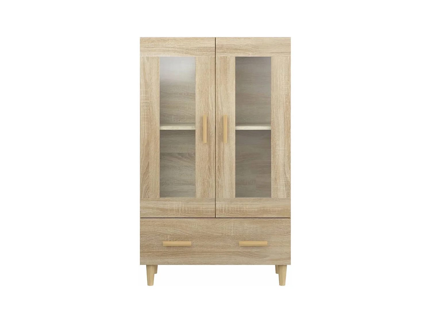 Buffet haut Chêne sonoma 70x31x115 cm Bois d'ingénierie