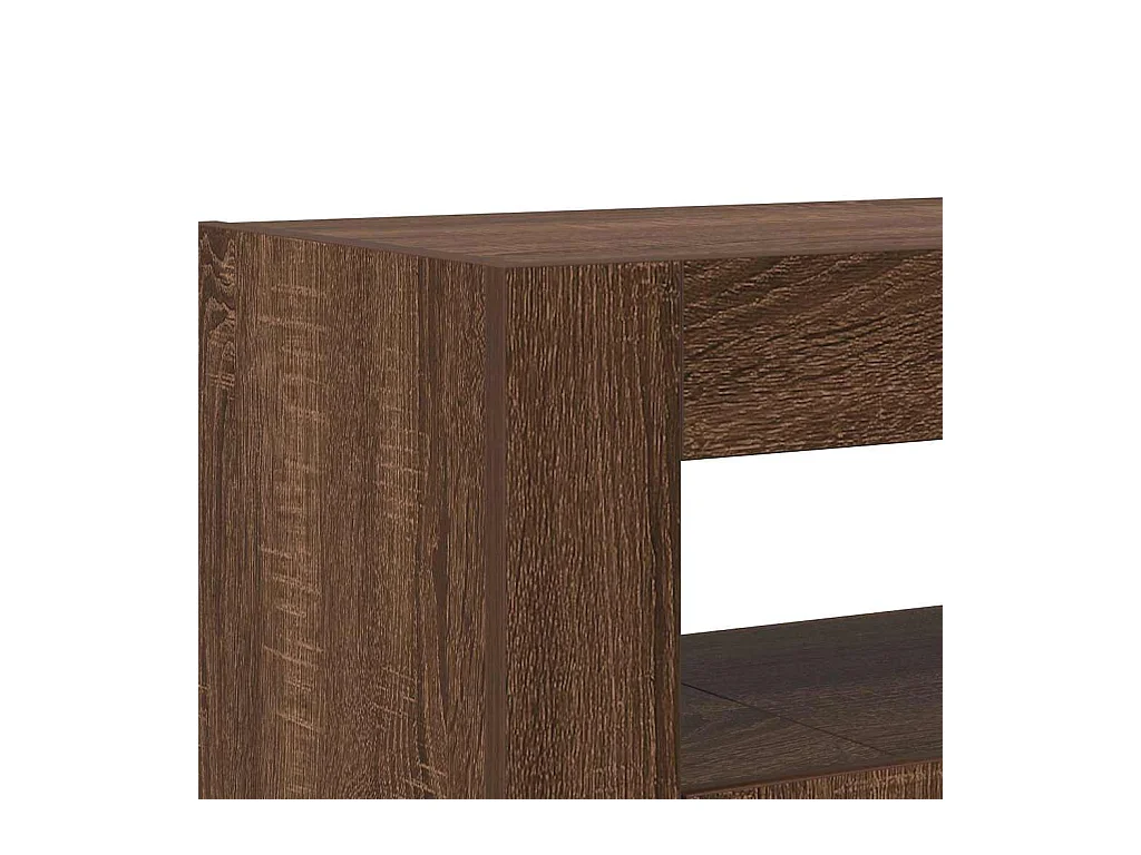 Buffet Chêne marron 116 x 30 x 75 cm Bois d'ingénierie
