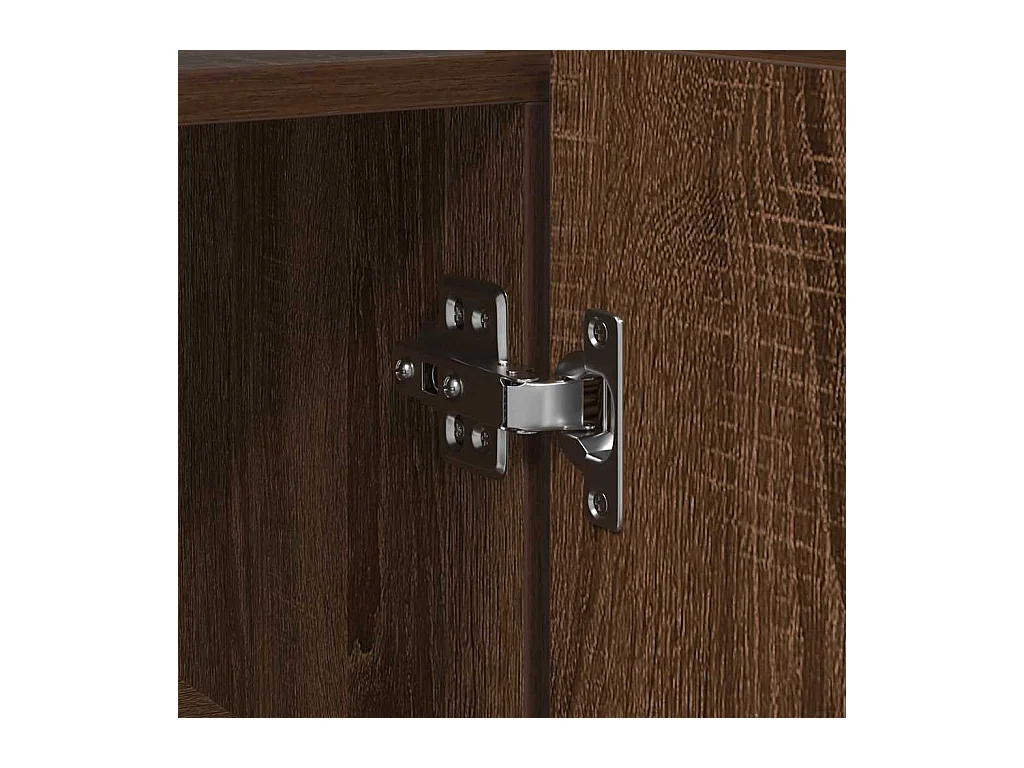 Buffet Chêne marron 116 x 30 x 75 cm Bois d'ingénierie