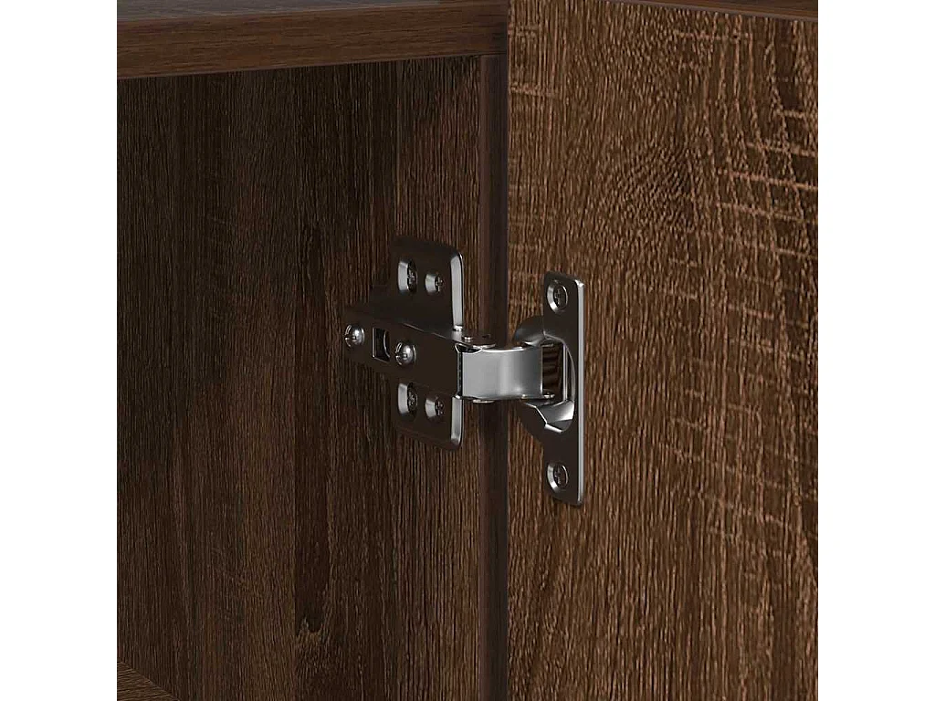 Buffet Chêne marron 116 x 30 x 75 cm Bois d'ingénierie