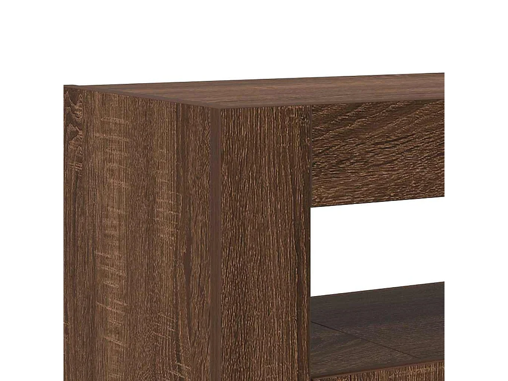 Buffet Chêne marron 116 x 30 x 75 cm Bois d'ingénierie