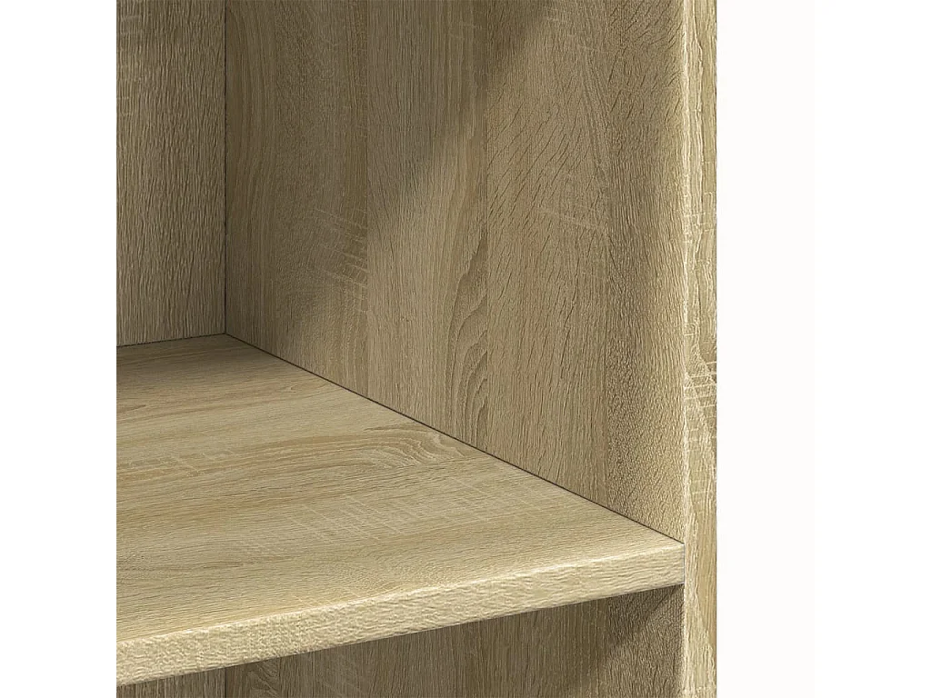 Sonoma eiken dressoir 70x41x93 cm bewerkt hout