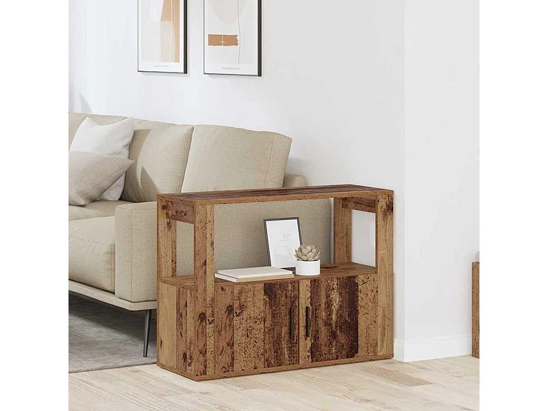 Credenza in legno antico 80 x 30 x 60 cm Legno ingegnerizzato