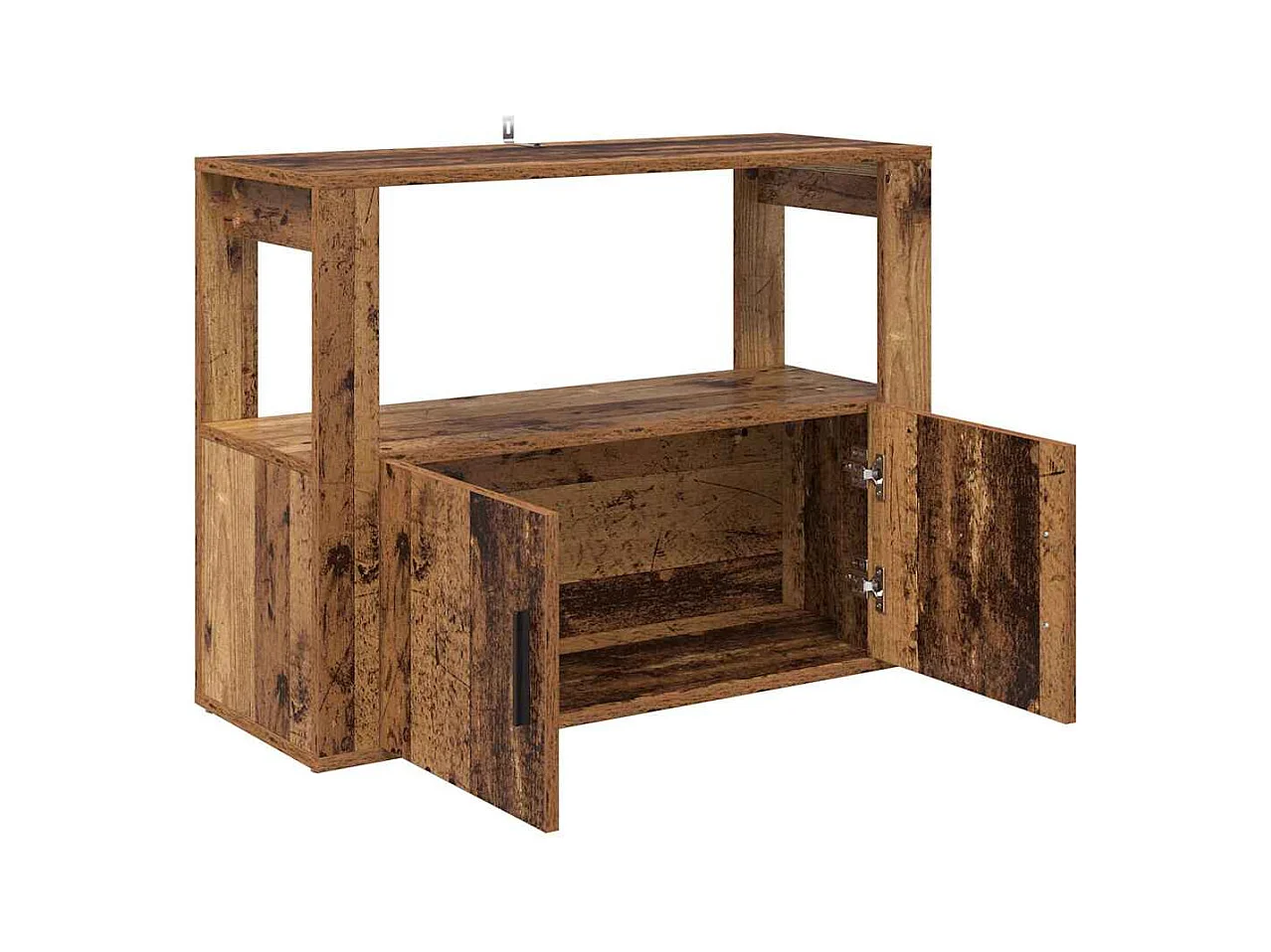 Credenza in legno antico 80 x 30 x 60 cm Legno ingegnerizzato