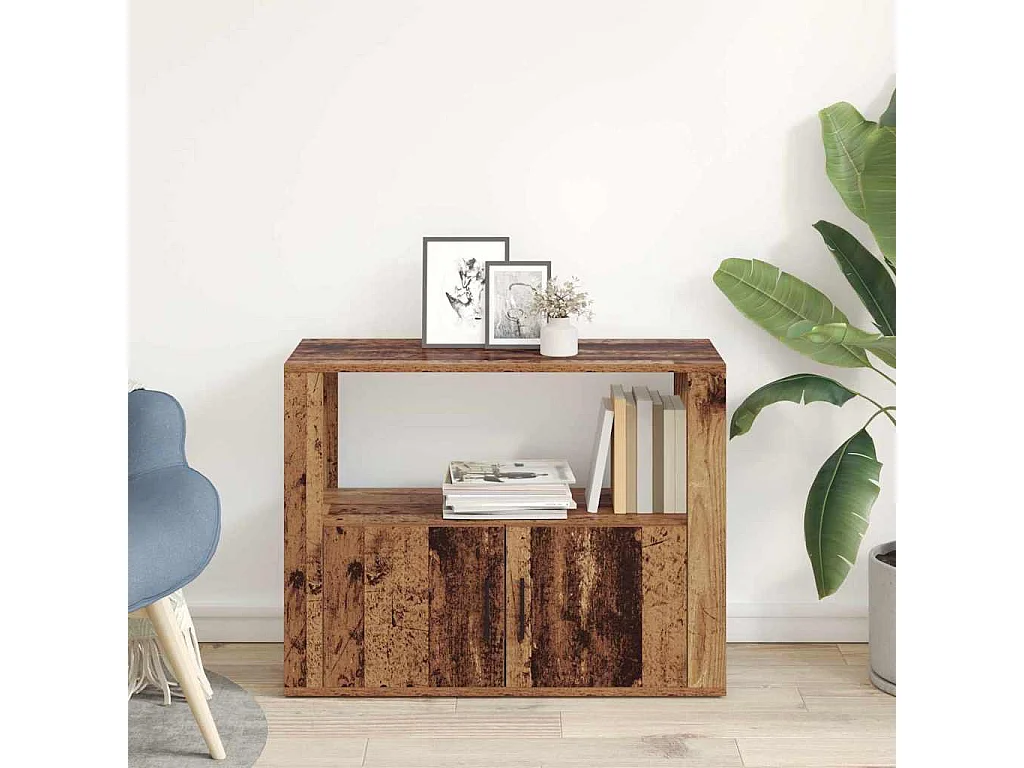 Buffet Bois ancien 80 x 30 x 60 cm Bois d'ingénierie