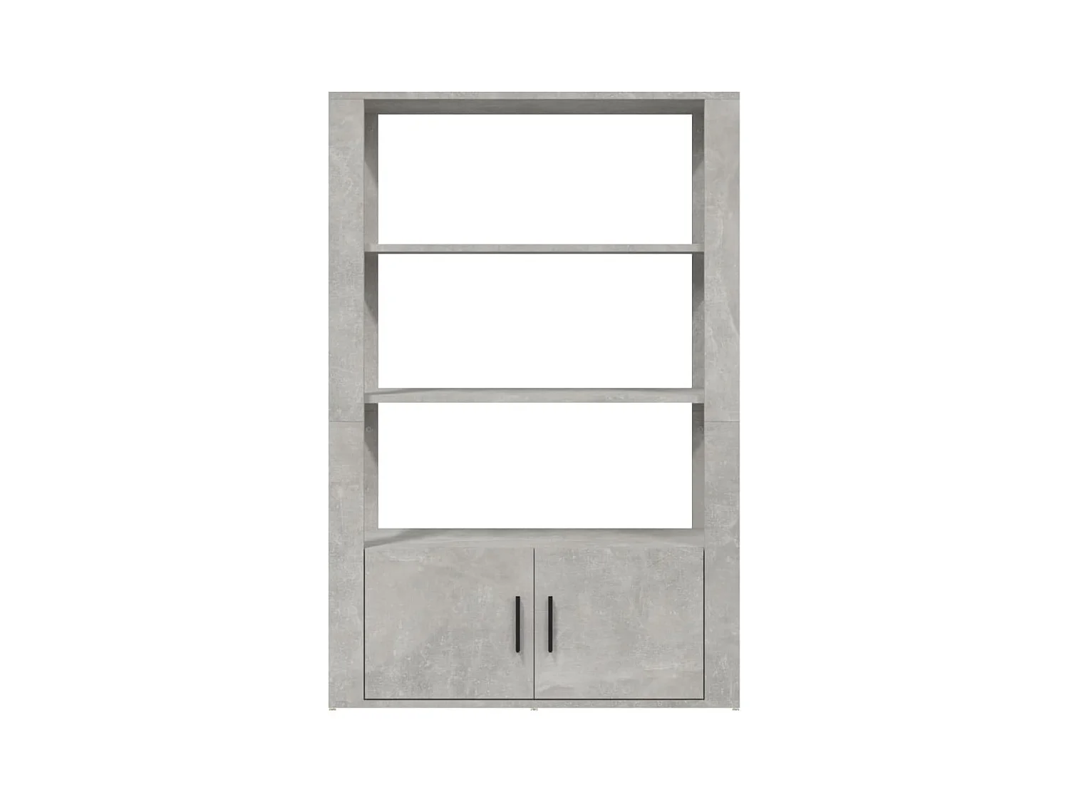 Betongrijs dressoir 80x30x119,5 cm bewerkt hout