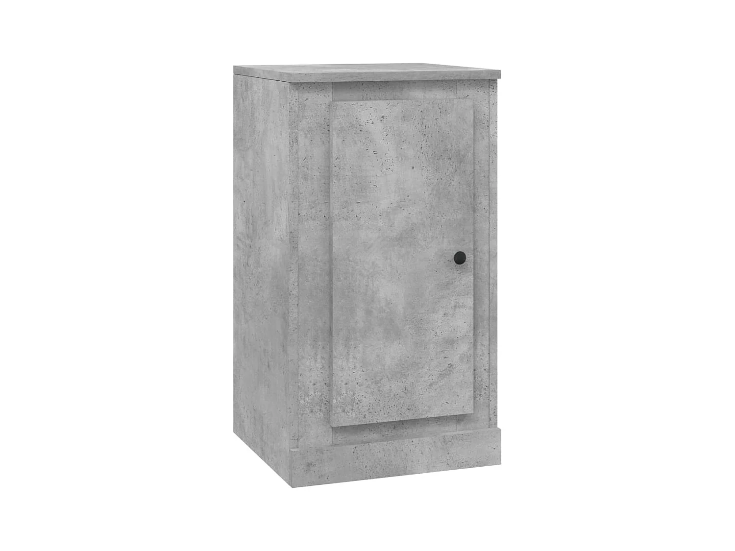 Buffet gris béton 37,5x35,5x67,5 cm bois d'ingénierie