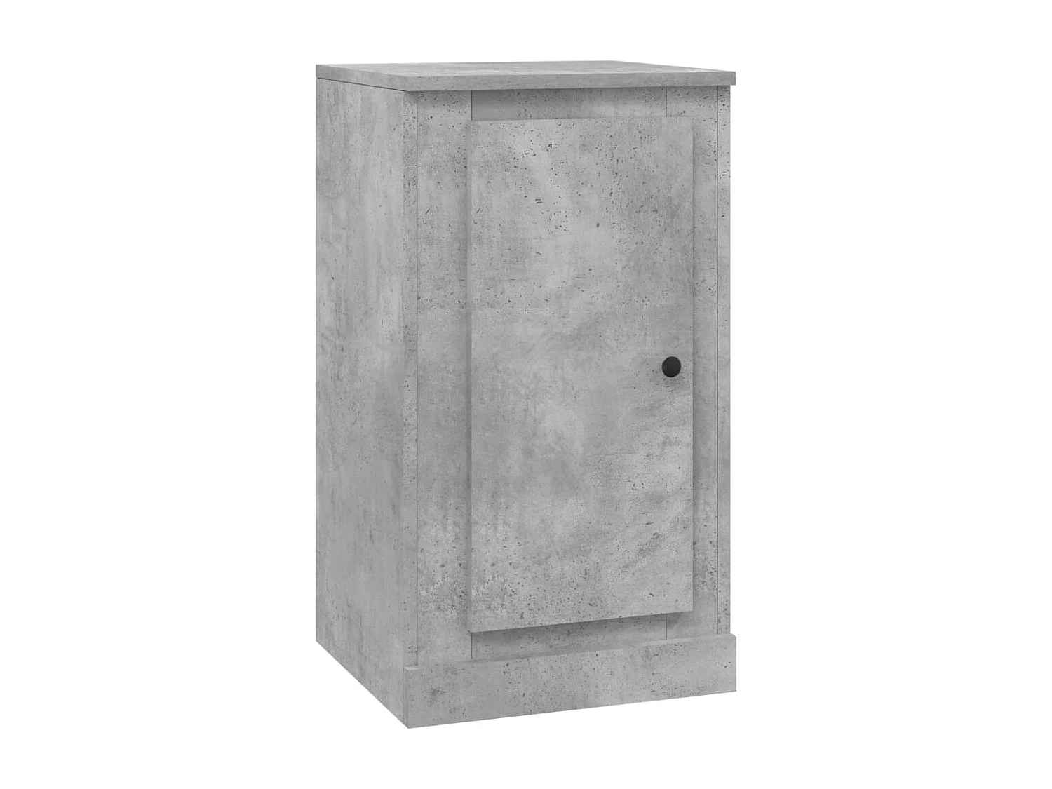 Buffet gris béton 37,5x35,5x67,5 cm bois d'ingénierie