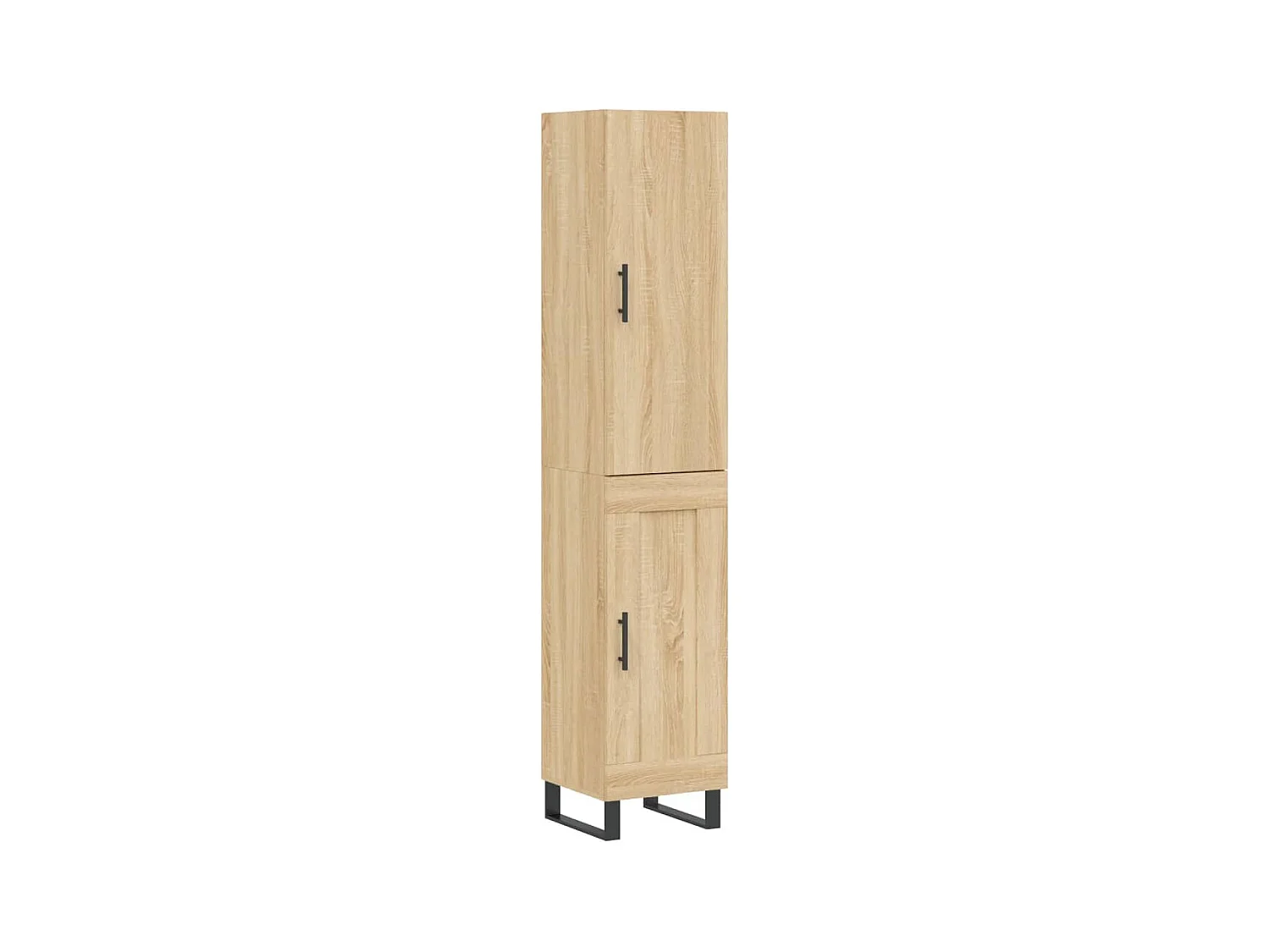 Hoog dressoir Sonoma eiken 34,5x34x180 cm Technisch hout