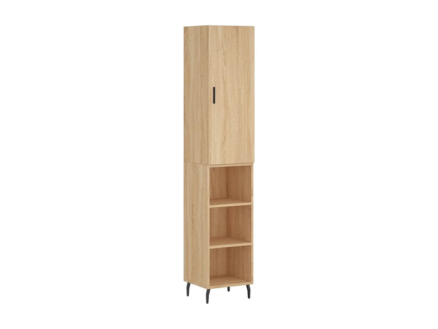 Buffet haut Chêne sonoma 34,5x34x180 cm Bois d'ingénierie