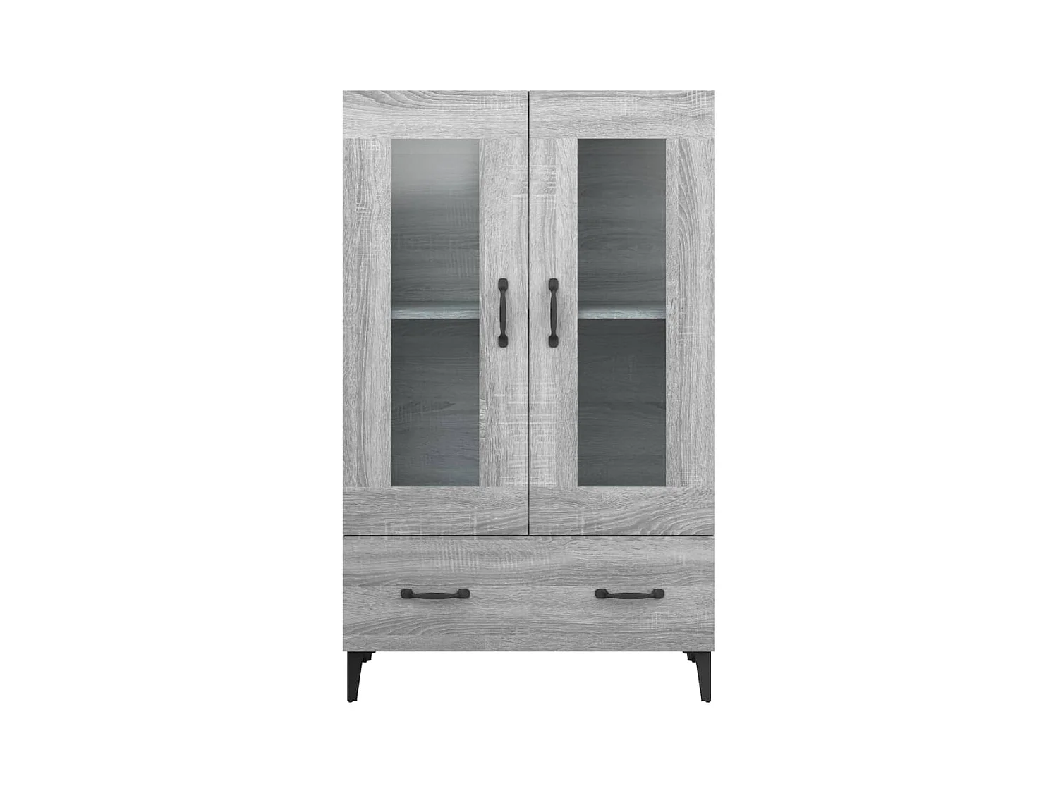Sonoma dressoir grijs 70x31x115 cm Technisch hout