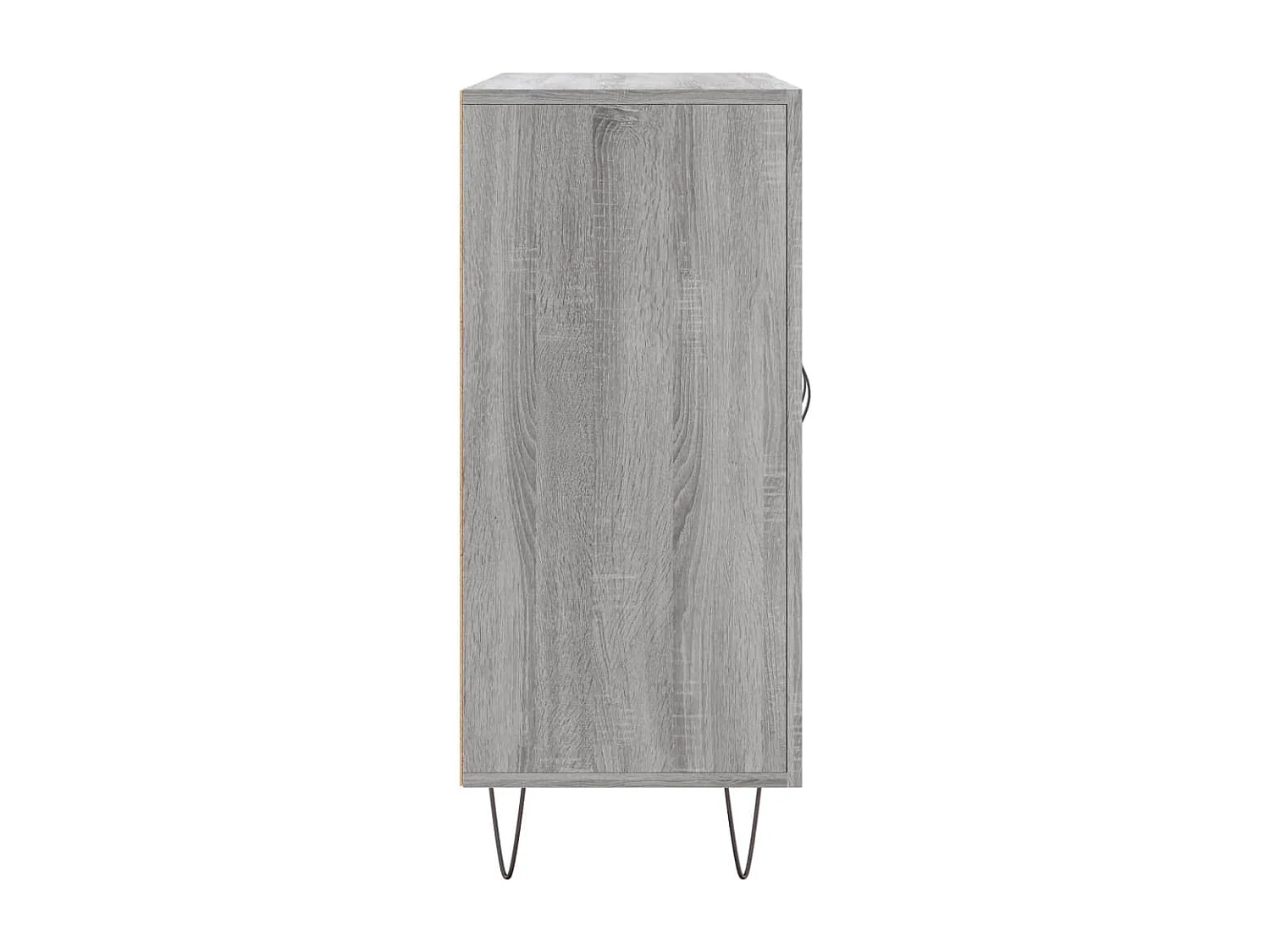 Credenza Sonoma grigia 90x34x80 cm in legno ingegnerizzato