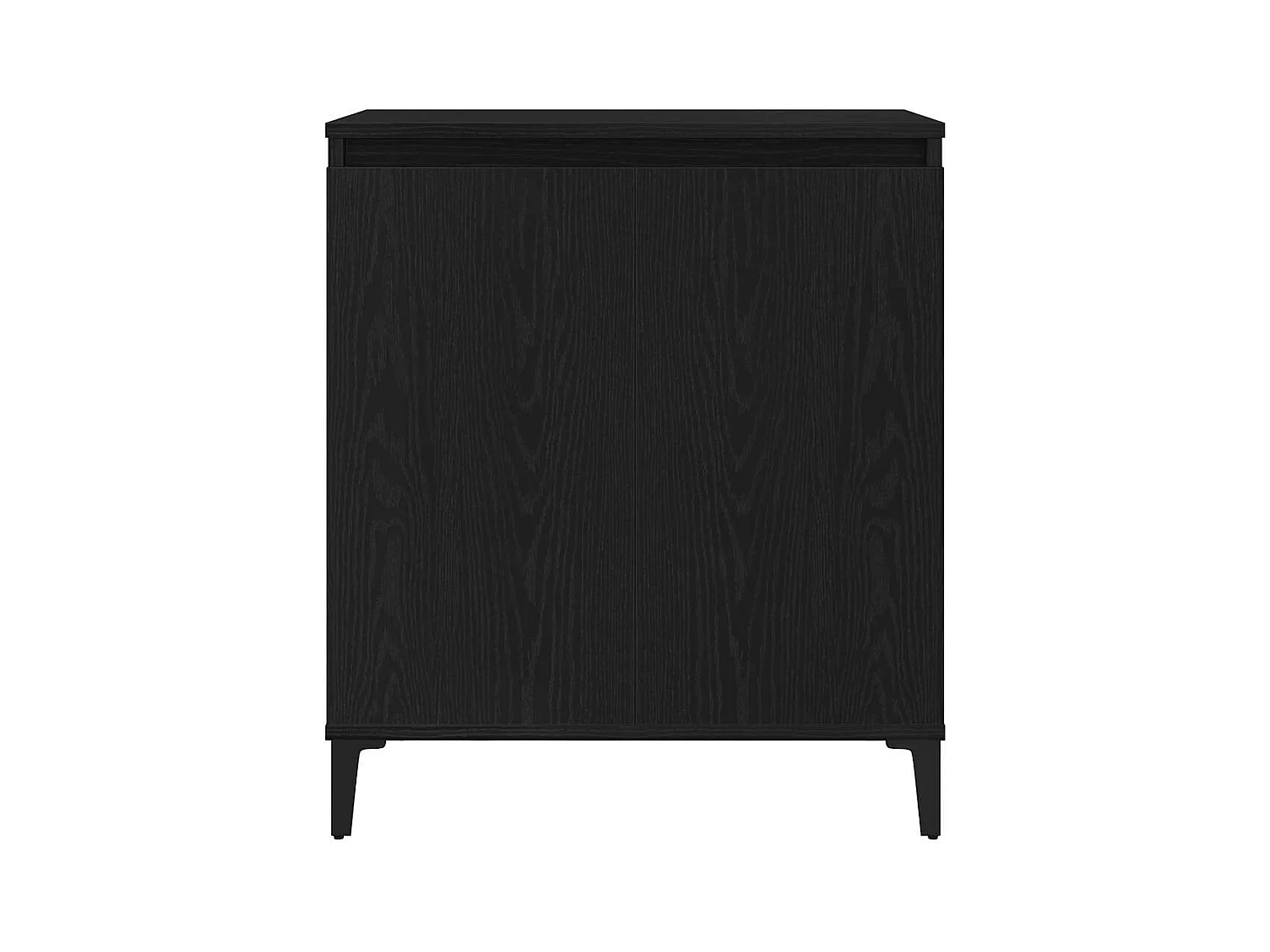Buffet Noir 60 x 35 x 70 cm Bois d'ingénierie