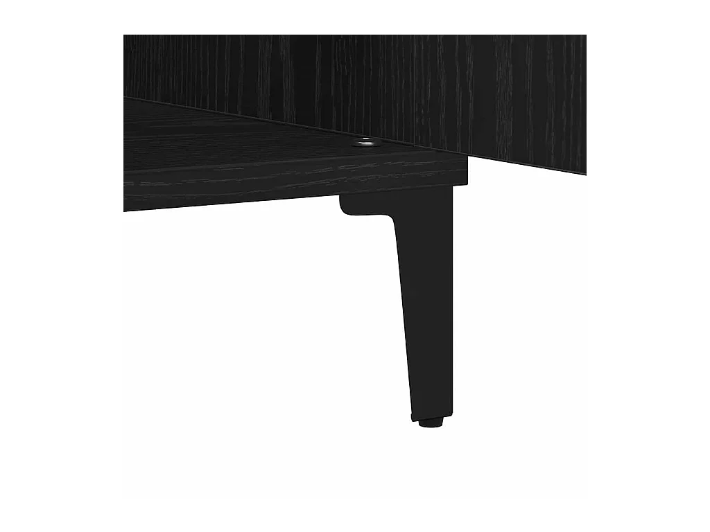 Buffet Noir 60 x 35 x 70 cm Bois d'ingénierie