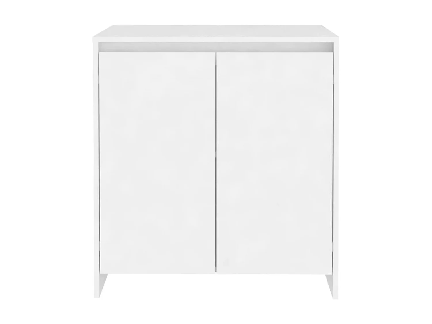 Buffet Blanc 70x41x75 cm Bois d'ingénierie