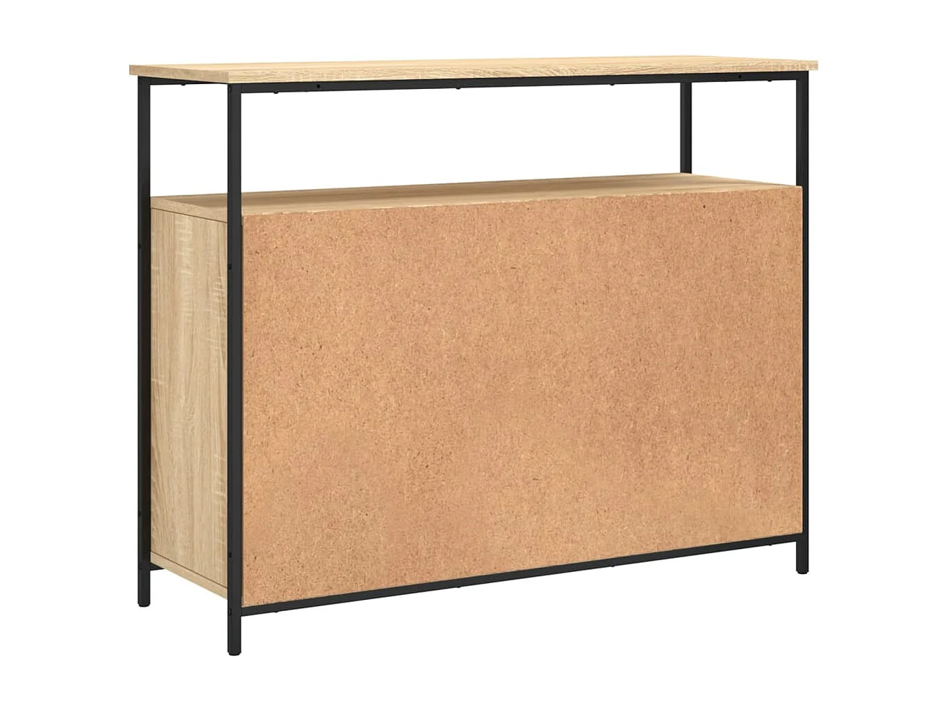 Buffet chêne sonoma 100x35x80 cm bois d'ingénierie