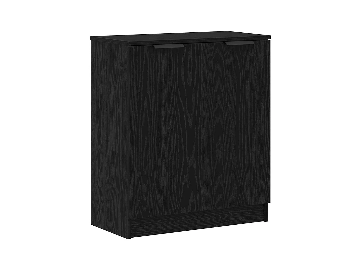 Buffet 3 pcs Chêne noir 121 x 30 x 70 cm Bois d'ingénierie