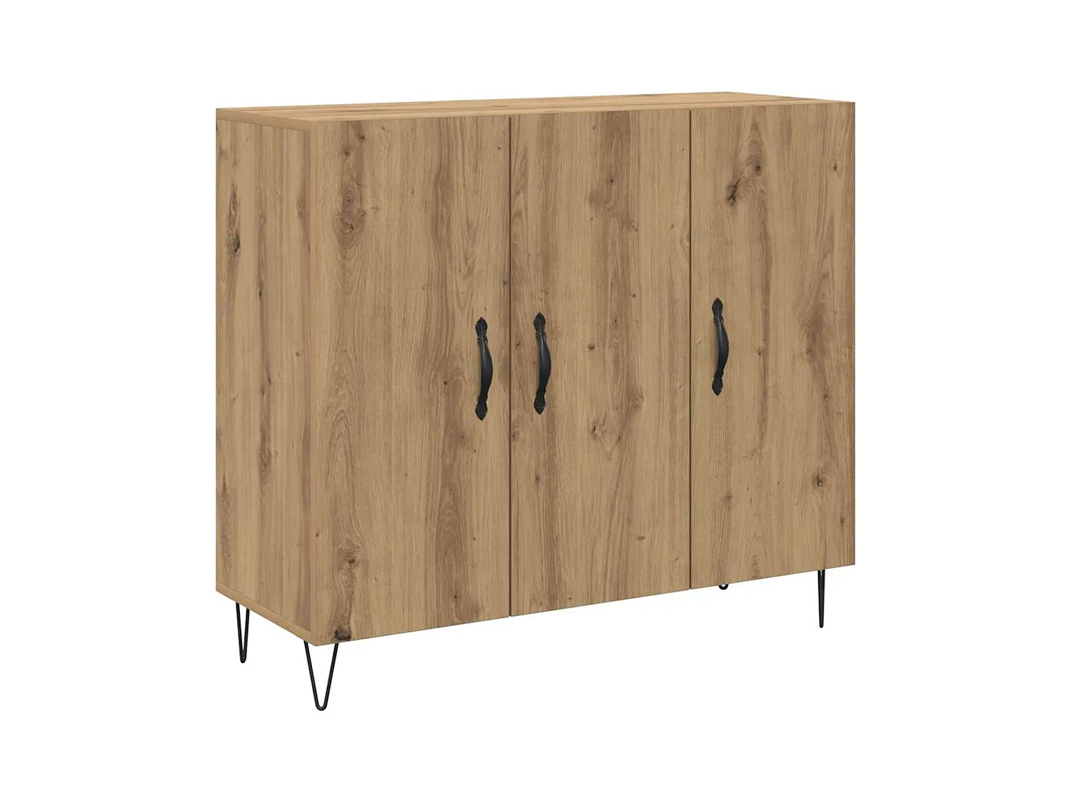 Buffet chêne artisanal 90 x 34 x 80 cm Bois d'ingénierie