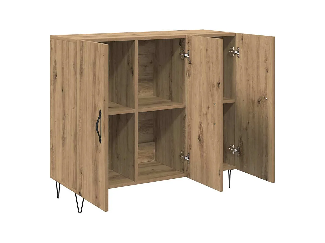 Buffet chêne artisanal 90 x 34 x 80 cm Bois d'ingénierie
