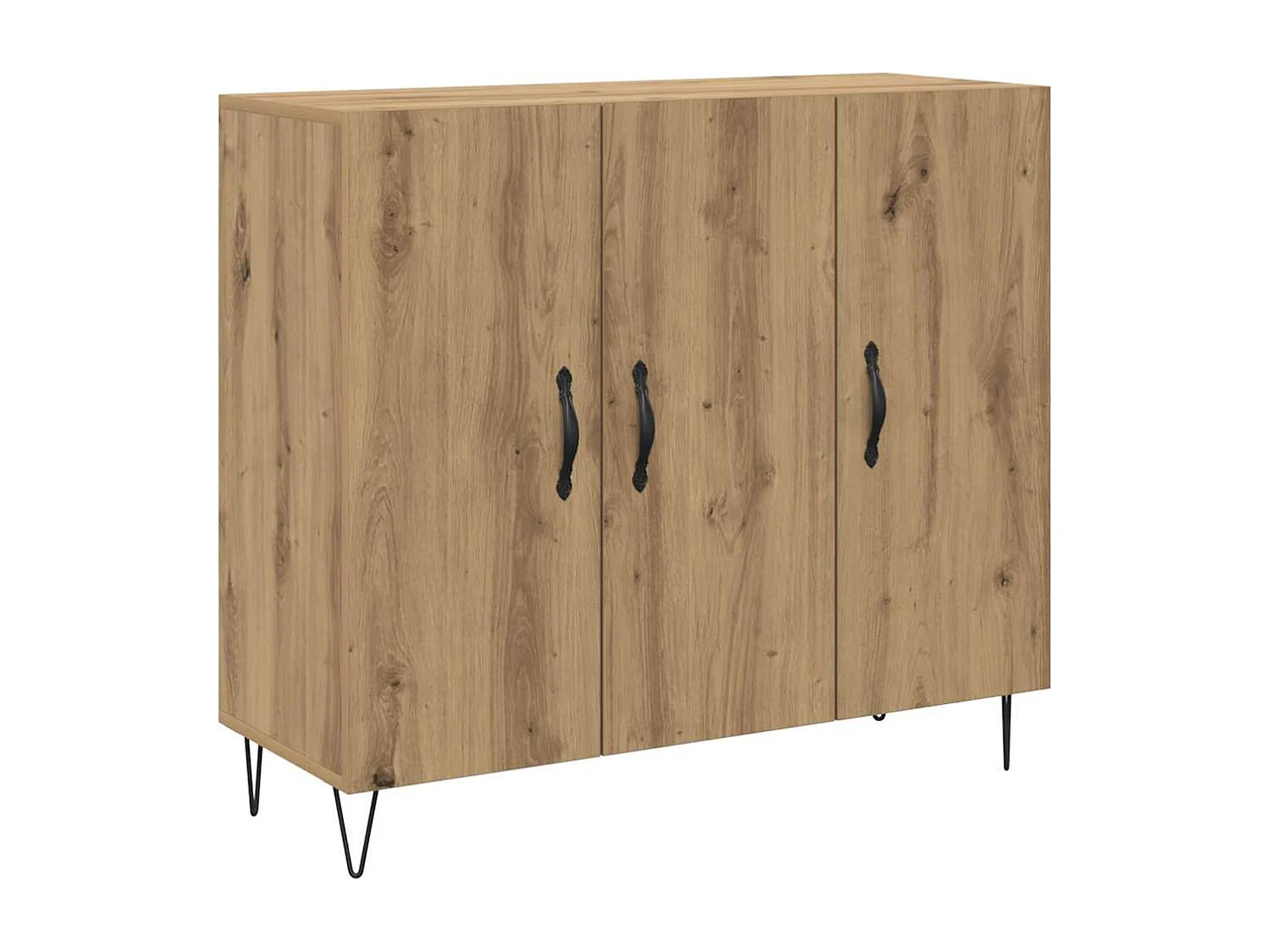 Buffet chêne artisanal 90 x 34 x 80 cm Bois d'ingénierie