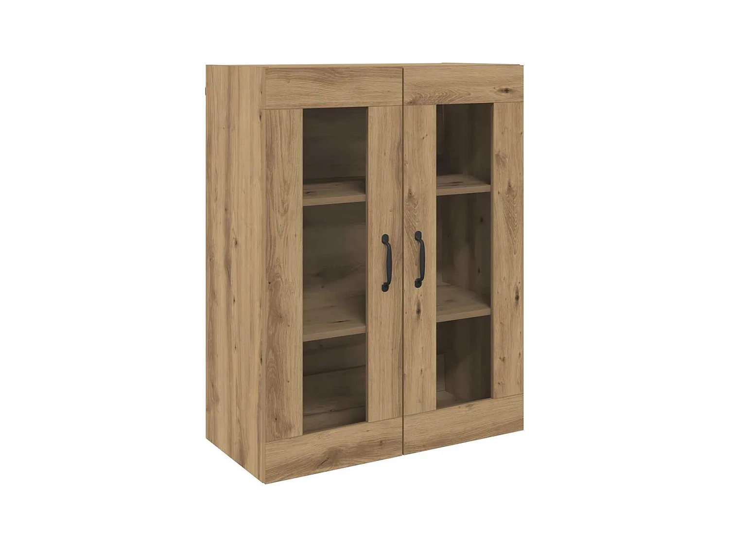 Mueble alto 2 piezas roble artesanal 69,5x34x180 cm