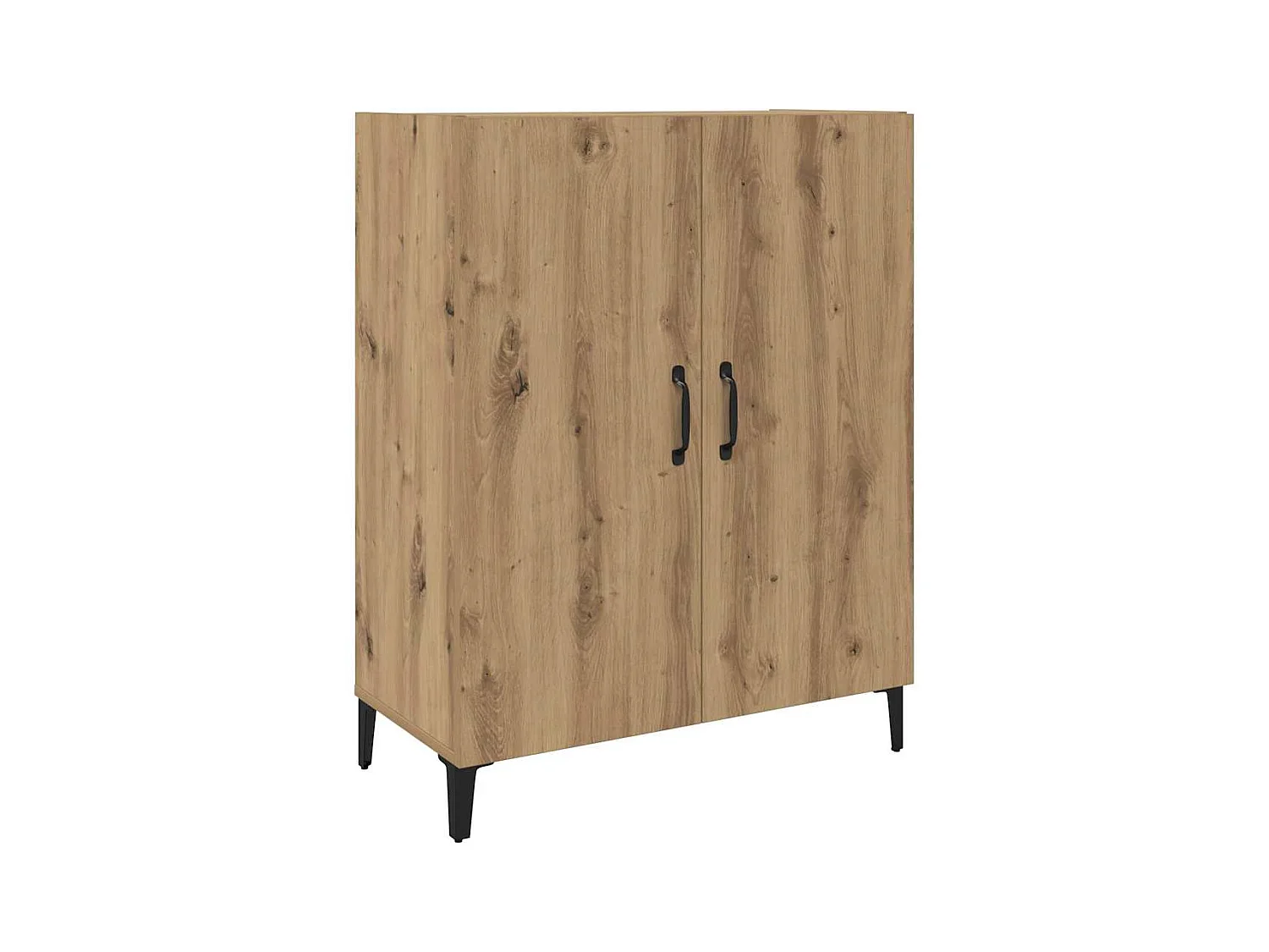 Mueble alto 2 piezas roble artesanal 69,5x34x180 cm