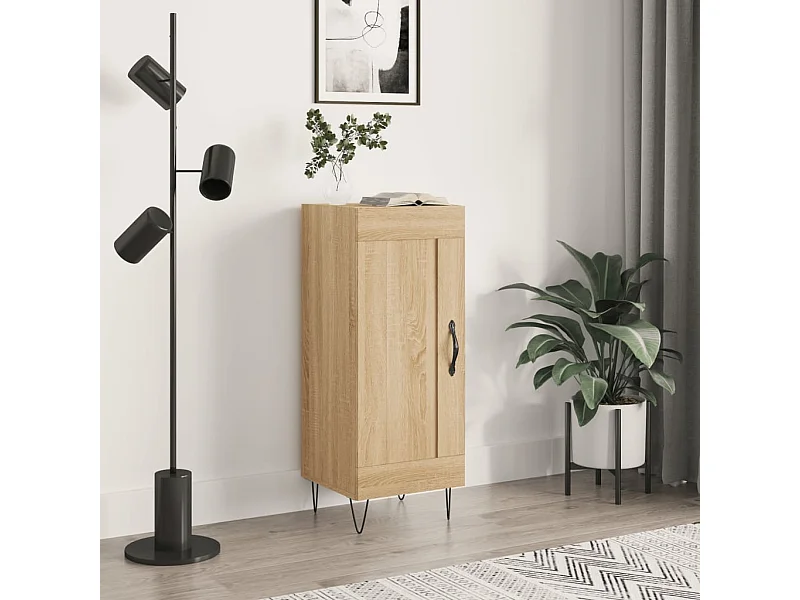 Credenza in rovere Sonoma 34,5x34x90 cm in legno ingegnerizzato