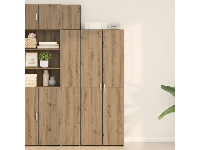 Haut Armoire chêne artisanal 70 x 42.5 x 185 cm