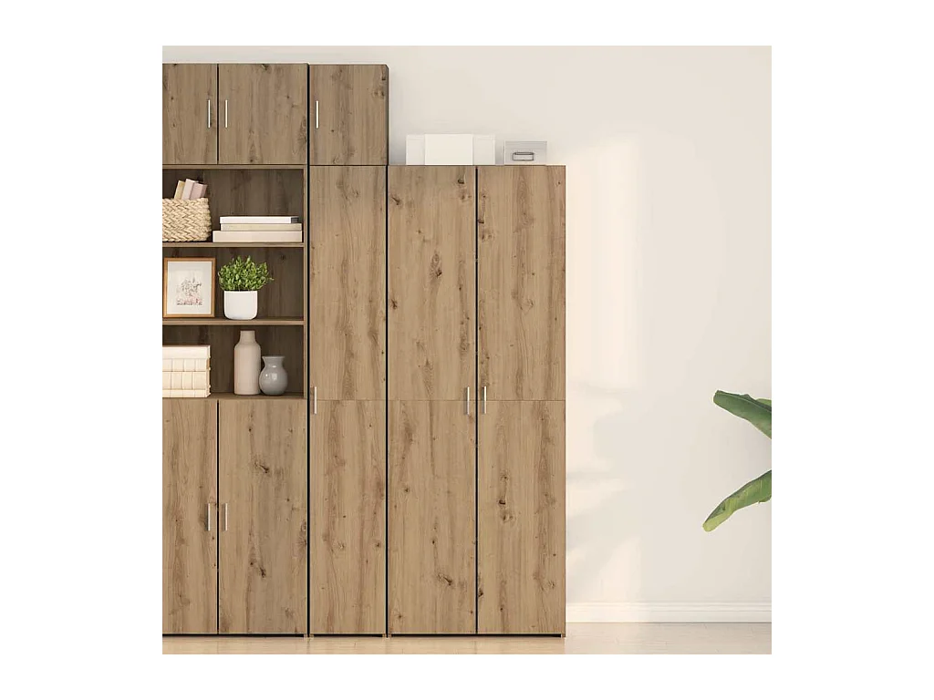 Haut Armoire chêne artisanal 70 x 42.5 x 185 cm