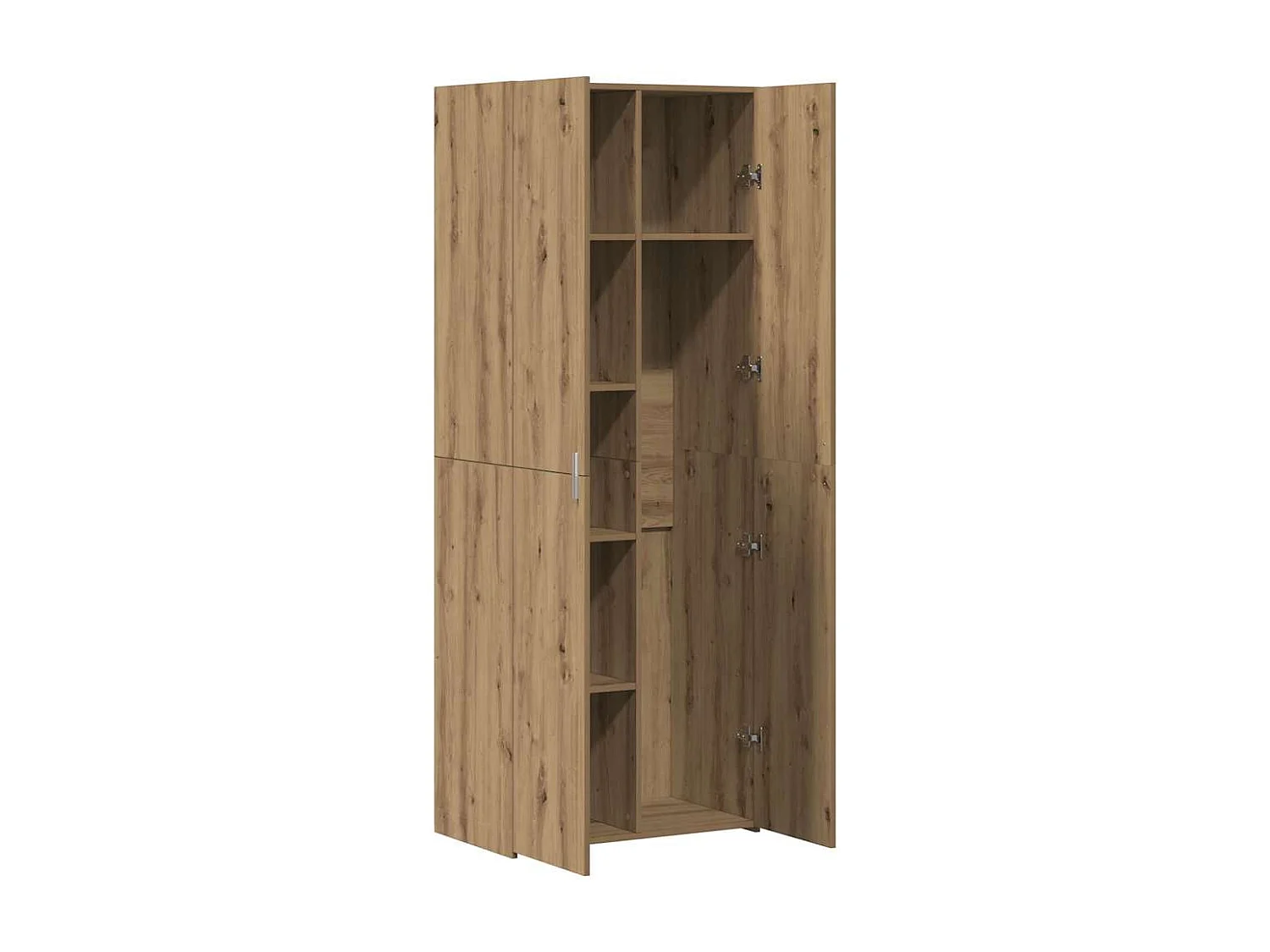 Haut Armoire chêne artisanal 70 x 42.5 x 185 cm
