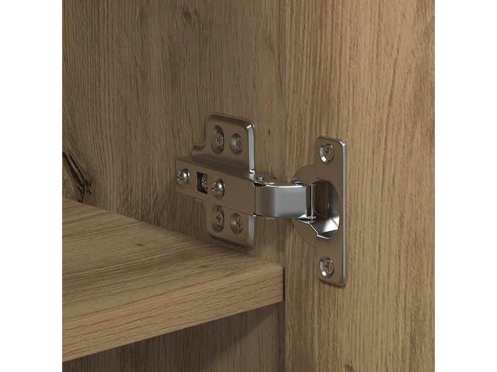 Haut Armoire chêne artisanal 70 x 42.5 x 185 cm