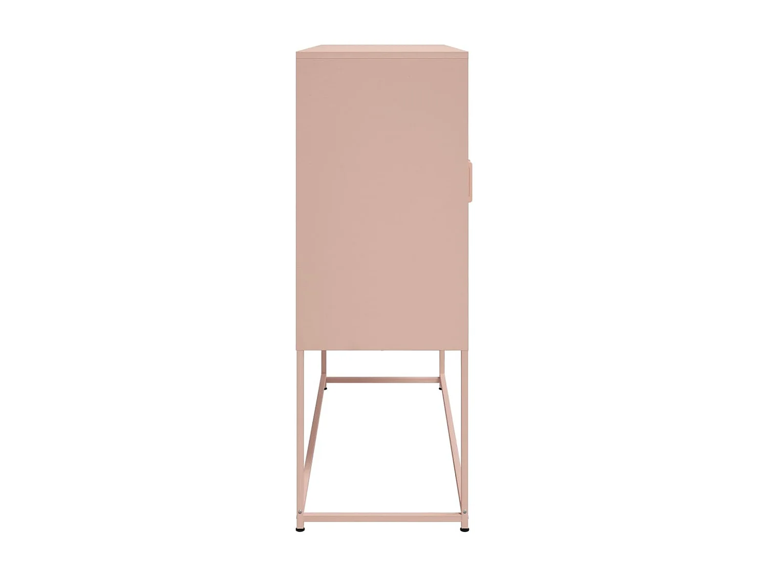 Buffet haut rose 100,5x39x107 cm acier
